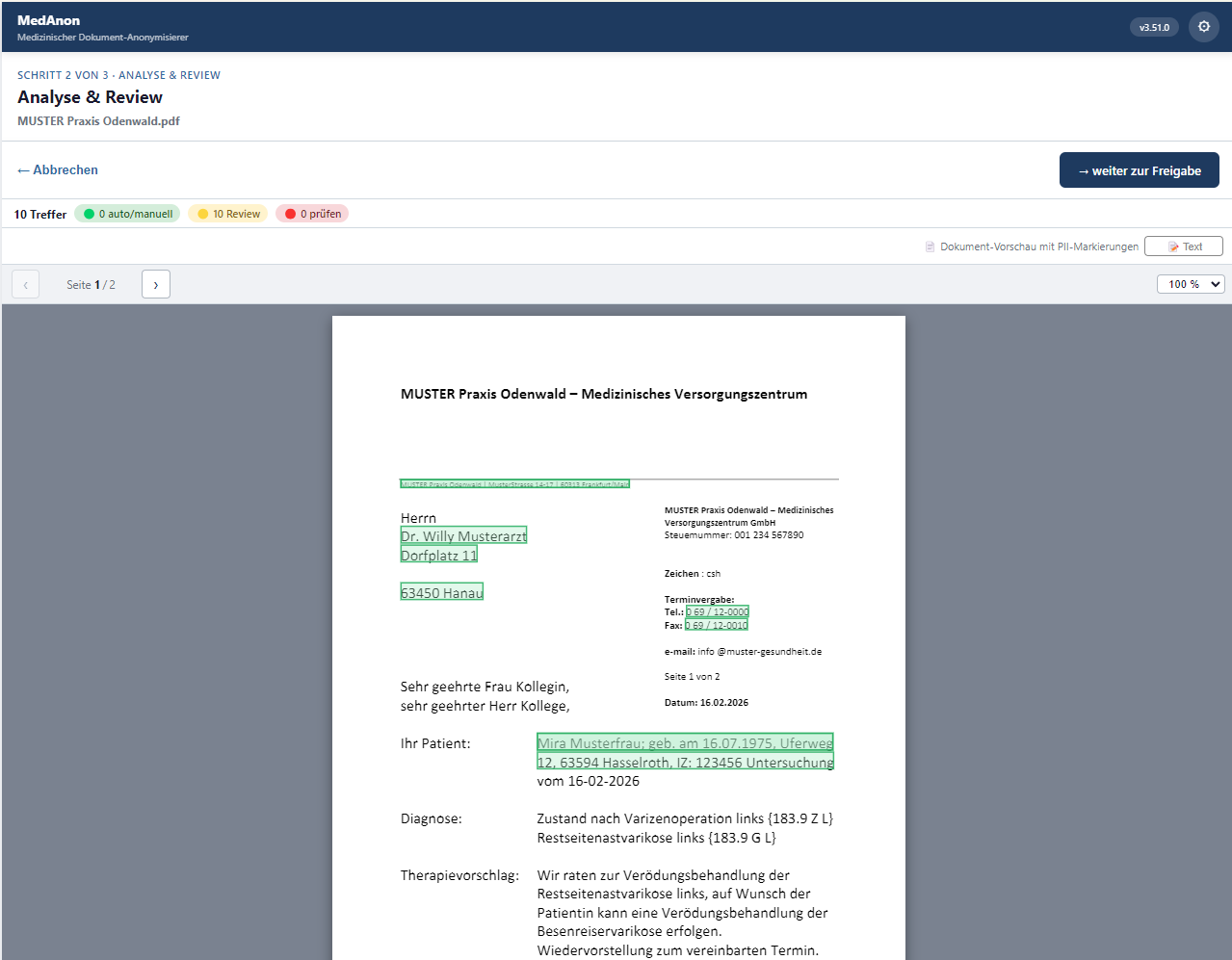 Automatische Erkennung